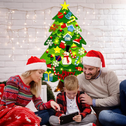 Tree Tots Felt Christmas Tree for Toddlers With LED Lights